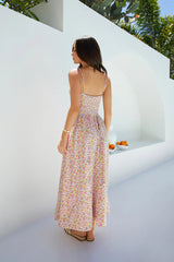 Petal Play Midi Dress Pink