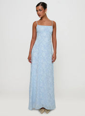 South Of France Maxi Dress Blue