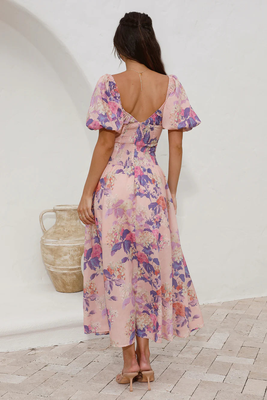 Sing Along Maxi Dress Pink