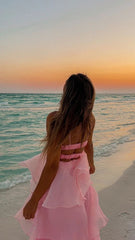 Shayla Maxi Dress - Pink